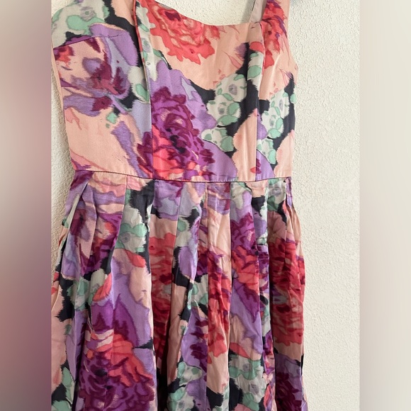 Betsey Johnson Collection Floral Silk Dress - Picture 6 of 11